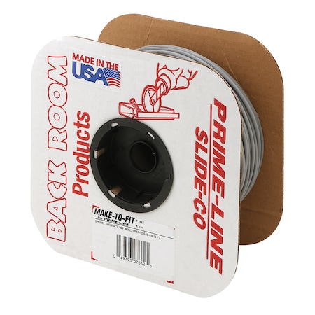 Prime-Line 0.14 in. x 500 ft. Roll Gray Spline 1 Roll P 7662